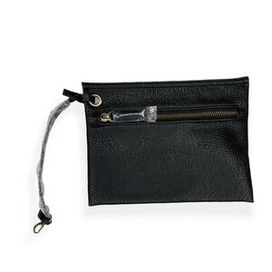 Street Level Clutch Wristlet Style Faux Leather Bag